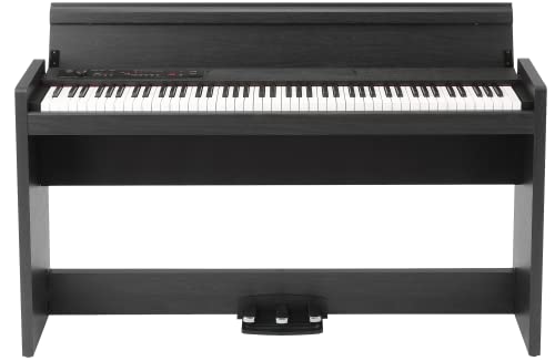 Korg - Lp-380-Rwbk U, Pianoforte Digitale, Tastiera 88 Tasti Rh3 (Real Weighted Hammer Action 3),3 Curve Di Dinamica, Generatore Stereo Pcm Con Polifo
