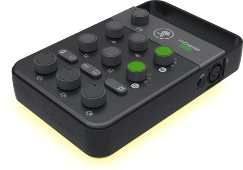 Mixer Portatile Mackie M Caster Per Streaming, Giochi E Creatori Di Contenuti