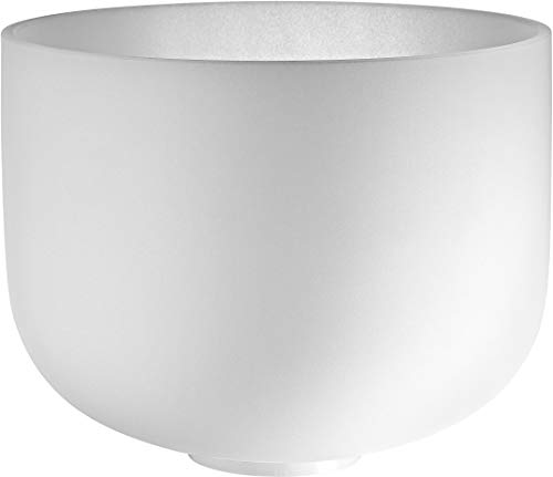 Sonic Energy Crystal Singing Bowl – 12“ Chakra Del Plesso Solare – Accordatura 432 Hz, Nota E4 – Per Meditazione, Yoga, Sound Healing - Anello In Sili