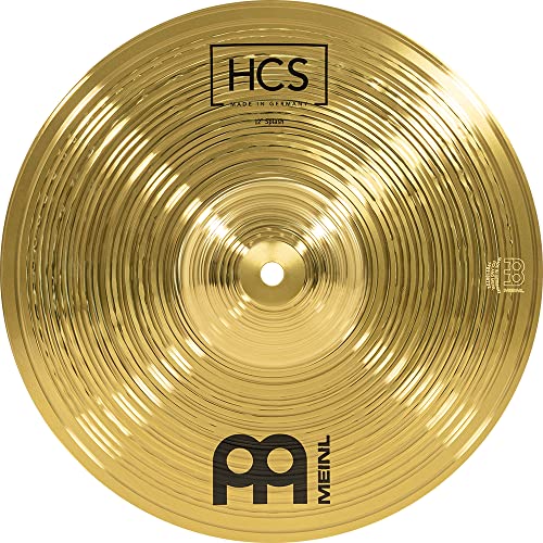 Meinl Cymbals Hcs Piatto Splash 12 Pollici (30,48Cm) Per Batteria – Finitura Tradizionale Ottone, Made In Germany (Hcs12S)