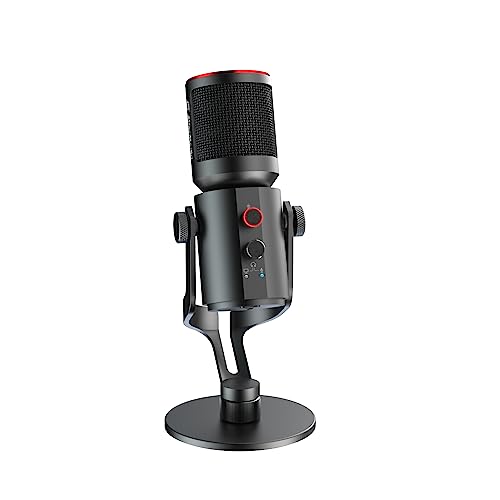 Avermedia Live Streamer Am350 - Microfono A Condensatore Usb Per Streaming, Podcast, Gaming, Canto, Asmr, Laptop, Pc