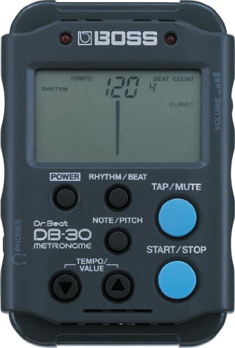 Boss Db-30 Metronomo Digitale, Portatile, Solidamente Costruito, E Pieno Di Pattern Divertenti Su Cui Suonare