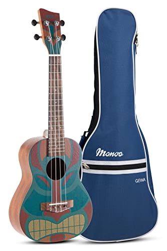 Gewa Vg512484 Concert Ukulele Manoa Tiki K-Co-Tc Incl. Borsa