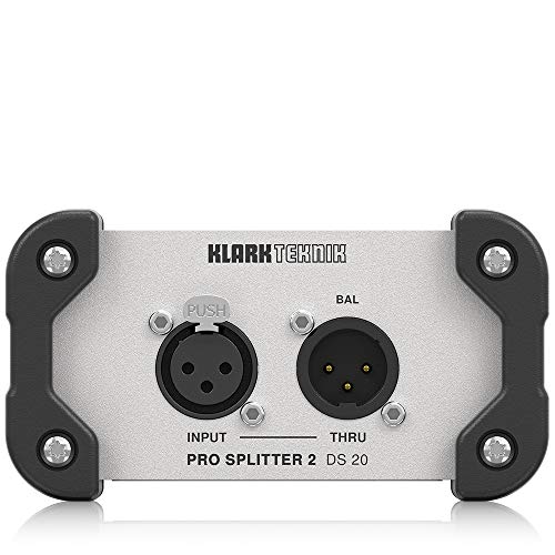 Klark Teknik Ds 20 Sdoppiatore Di Segnale Passivo 1-In/2-Out Con Trasformatore Midas E Gamma Dinamica Estesa