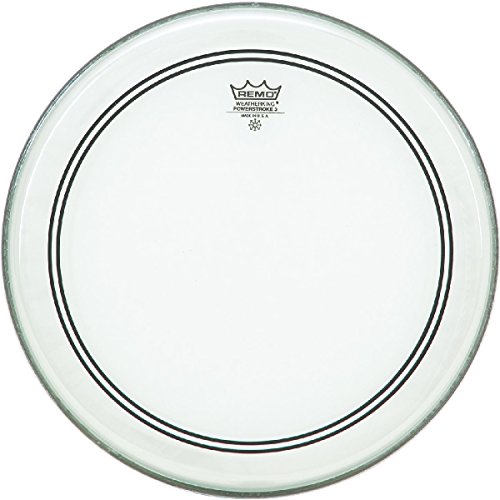 Remo P3-1322-C2 Powerstroke 3 Clear Pelle Battente Trasparente Per Cassa Da 22