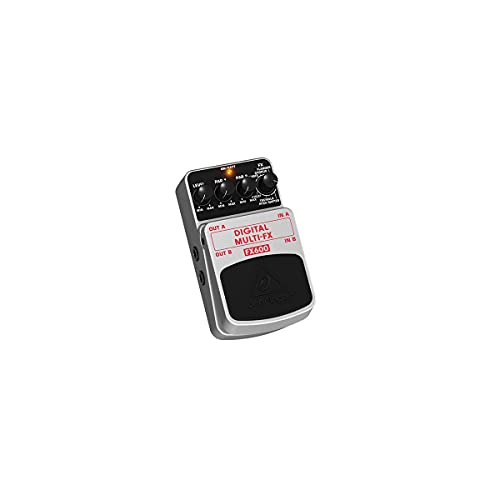 Behringer Digital Multi-Fx Fx600 Pedale Multieffetto Stereo Digitale, Argento
