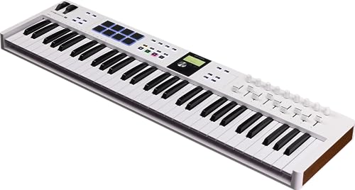 Arturia - Keylab Essential 61 Mk3 - Controller Midi A Tastiera Per La Produzione Musicale - 61 Tasti, 9 Encoder, 9 Fader, 1 Modulation Wheel, 1 Rotell