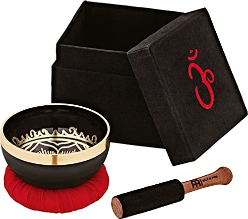 Meinl Singing Bowls, Singing Bowl, Om Series Include Scatola Regalo, Bacchetta E Campanello Abbinato- 11Cm / 4,33", 300G / 10.58Oz (Sb-Om-300)