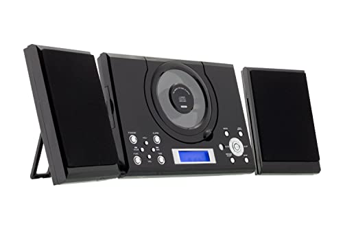 Roxx Impianto Stereo Con Lettore Cd, Radio, Jack Per Cuffie E Aux Mc201