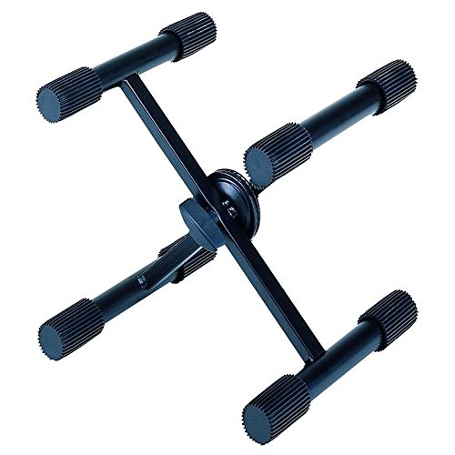 Quik Lok Ql322, Supporto Micro A "X" Da Tavolo, Per Tastiere Da 25 E 49 Note, Carico Massimo 45 Kg, Peso 1,4 Kg, Colore Nero