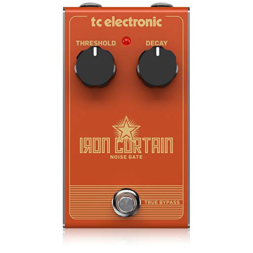Tc Electronic Iron Curtain Noise Gate Cancello Antirumore Veloce Ed Efficiente Con Interfaccia A 2 Manopole