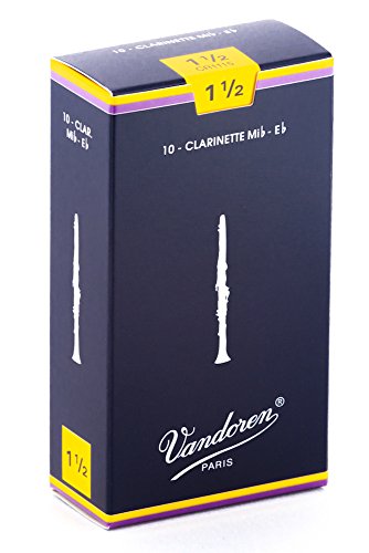 Vandoren Traditionnelles Boite De 10 Anches Clarinette Mib N.1,5