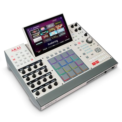 Akai Professional Mpc X Se - Workstation Per La Produzione E Beat Maker Con Display Touch Da 10.1", Drum Pad, Motore Synth E 48 Gb Di Memoria