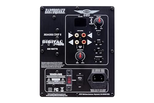 Earthquake Sound Me-320-Dsp 600W Class D Digital Plateamp With Remote & Eye