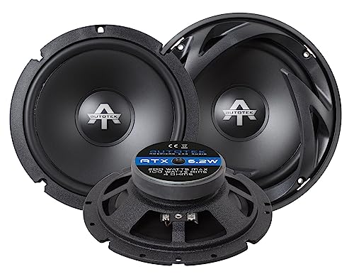 Autotek Atx 6,2 W Altoparlante Da Incasso A Banda Larga 200 W, Contenuto: 1 Pezzo.