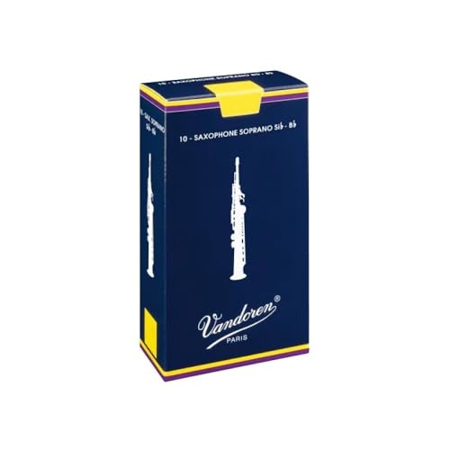 Vandoren Traditionnelles Boite De 10 Anches Saxophone Soprano N.2,5