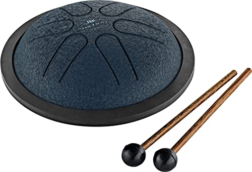 Sonic Energy Steel Tongue Drum – Mini Tank Drum In A Maggiore – Strumento In Acciaio Inossidabile Per Meditazione, Yoga, Bambini - Include Mallets E B