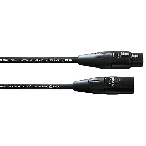 Cordial - Cim 5 Fm Cavo Bilanciato, Xlr Maschio/Xlr Femmina Rean Silver 5 M