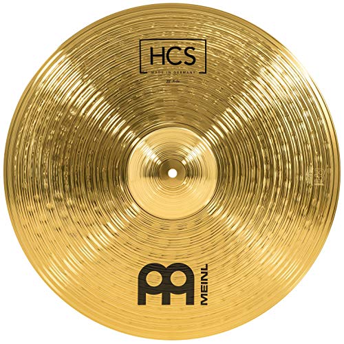 Meinl Cymbals Hcs Piatto Ride 20 Pollici (50,8Cm) Per Batteria – Finitura Tradizionale Ottone, Made In Germany (Hcs20R)