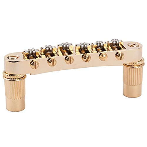 Musiclily Pro Sellette Rullo Ponte Tune-O-Matic Per Chitarra Elettrica Les Paul Lp Sg, Dorato