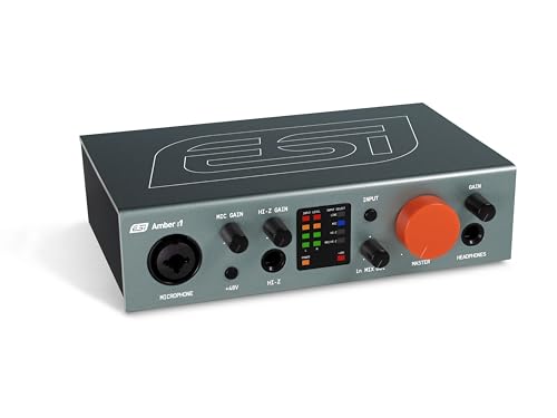 Esi Amber I1 | Interfaccia Audio Professionale Usb 24 Bit / 192 Khz Con 2 Ingressi E 2 Uscite