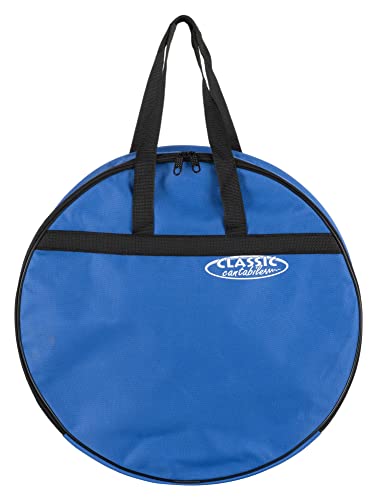 Classic Cantabile Borsa Per Tamburo Sciamano 18" - Adatto Per Tamburi Con Diametro 46 Cm - Imbottito - Per Tamburi A Mano E Tamburi A Telaio - Blu