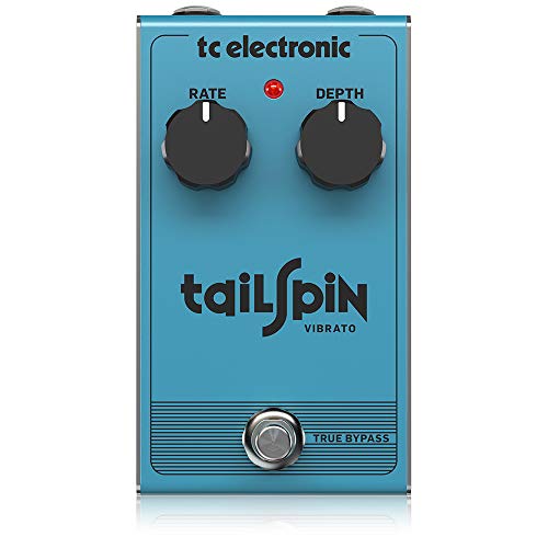 Tc Electronic Tailspin Vibrato Vibrato Classico True Pitch Con Design A Brigata A Secchiello Completamente Analogico