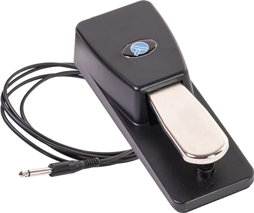 Quik Lok - Psp/125 Pedale Sustain, Pedale Sustain Universale Per Pianoforti Digitali Home O Stage, Interruttore Momentaneo, Cavo Di Collegamento Lungo