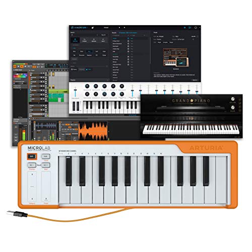 Arturia Microlab Arancione – Controller A Tastiera Compatto Di 25 Note