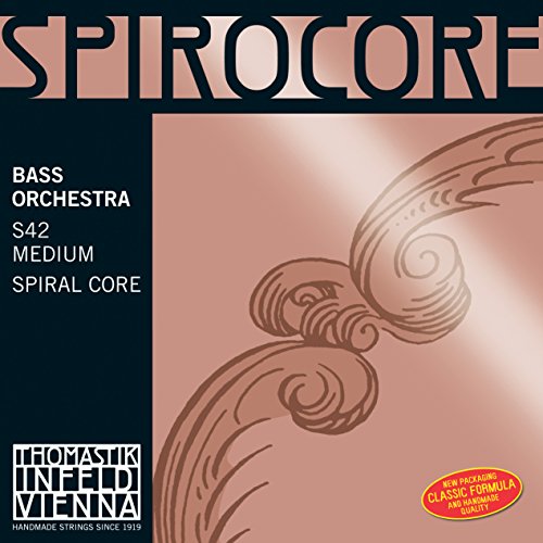 Thomastik Corde Per Contrabbasso Spirocore Nucleo Spirale Accordo D'Orchestra Set 4/4 Dolce Per Misura A 1100 Mm / 43.3"
