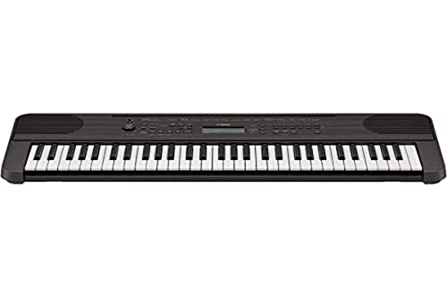 Yamaha Digital Keyboard Psr-E360Dw, Tastiera Digitale Portatile Ottima Per Principianti, Design Compatto Ed Elegante, Con 61 Tasti Sensibili Al Tocco 