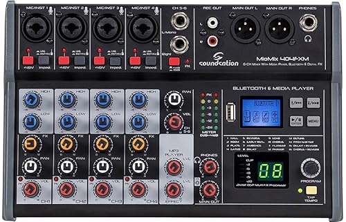 Mixer Soundsation Miomix 404Fxm Con Eff. & Multimedia