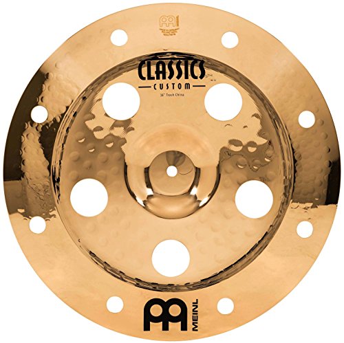 Meinl Cymbals Classics Custom Brilliant Piatto Trash China 16 Pollici (40,64Cm) Per Batteria - Bronzo B12, Finitura Brillante, Prodotto In Germania (C