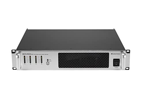 Omnitronic Mcd-2004 Mk2 - Livello Di Installazione A 4 Canali, Amplificatore Pa A 4 Canali Con Alimentatore A Commutazione, 4 Ohm: 4 X 500 W, 8 Ohm: 4