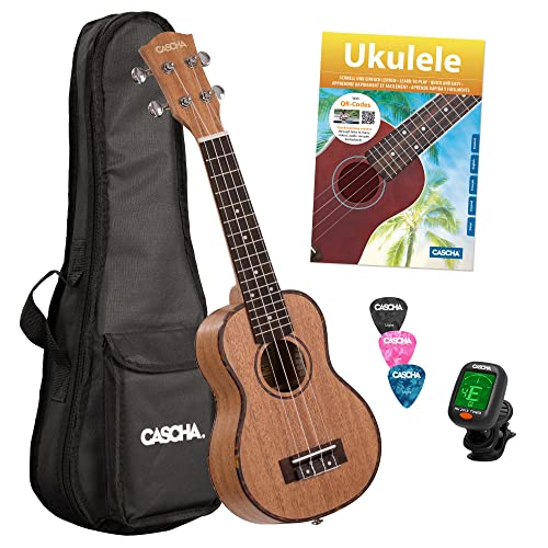 Cascha Hh 2027 Premium Mogano Kit Ukulele Soprano