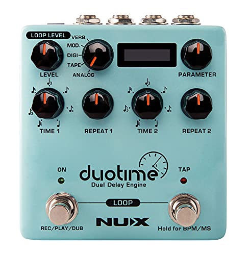 Nux Doppio Pedale Delay E Funzione Looper