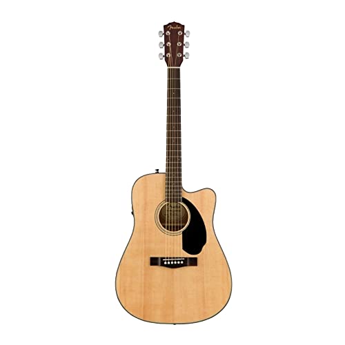 Fender Cd-60Sce Dreadnought, Tastiera In Noce, Naturale