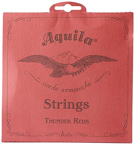 Aquila 91U Thunder Reds®, Bass Ukulele/Ashbory Set 4-String, Gdae Tuning