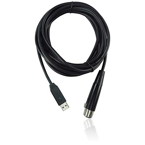 Behringer Mic 2 Usb Interfaccia Audio Usb-Xlr 5 Metri 44.1/48 Khz Per Microfono Mic2Usb Plug & Play Pc Mac Daw