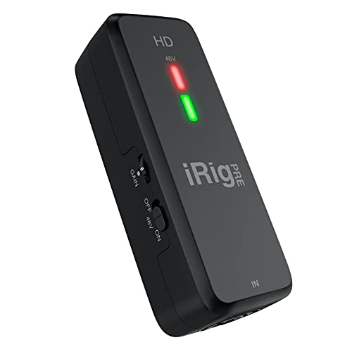 Ik Multimedia Irig Pre Hd - Interfaccia Microfonica Digitale Ad Alta Risoluzione Con Preamp Da Studio Integrato