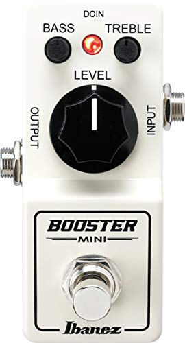 Ibanez Btmini Booster Pedal - Tru Bypass - Bianco