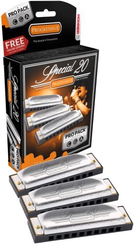 Diatoniche Progressive Hohner Armonica Diatonica Special 20 Propack (C, G, A).