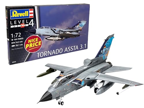 Revell 03842 Tornado Assta 3.1 Kit Modello Avanzato Fedele, Non Verniciato