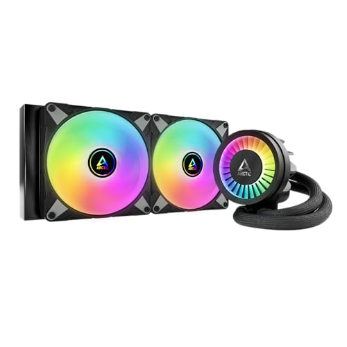 Arctic Liquid Freezer Iii 280 A-Rgb (Nero)- Sistema Di Raffreddamento Ad Acqua Per Pc, Dissipatore A Liquido All-In-One Per Cpu Aio, Compatibile Con I