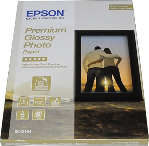 Epson Premium Glossy Photo Paper - 13X18Cm - 30 Fogli