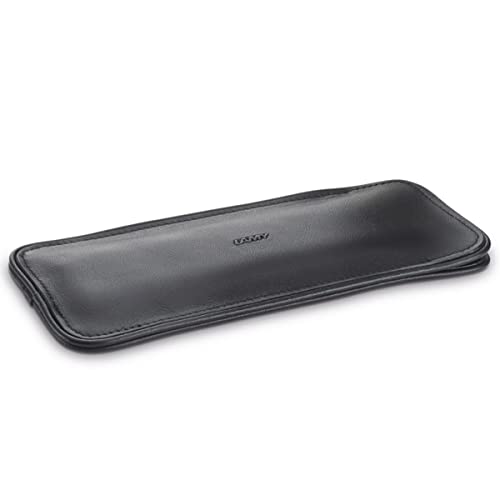 Lamy 1233084 A 401 - Custodia In Pelle Di Vitello Di Alta Qualità 859, Colore Nero, Per Due Strumenti Di Scrittura, Per 2 Penne