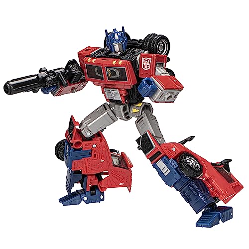 Hasbro Transformers Generations Leader Class Statuetta Volvo Vnr 300 Optimus Prime 18 Cm