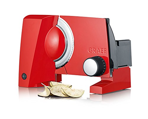 Graef S 10003 Affettatrice Sks 100 Rossa, 170 W, 11 Fluid_Ounces, Alluminio, Rosso