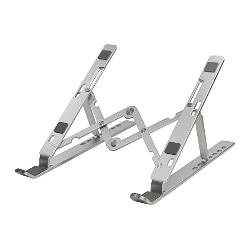 Logilink Aa0134 - Supporto Pieghevole Per Notebook E Tablet Da 10-16", Colore: Argento