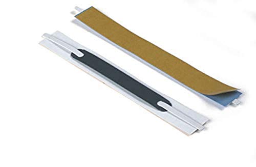 Durable 690602 - Flexifix, Pressino Fermafogli Autoadesivo, Ideale Per Superfici Lisce, 38X150 Mm, Bianco, Confezione Da 100 Pezzi